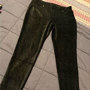 Michael Kors Black Shimmer Leggings! So cute!